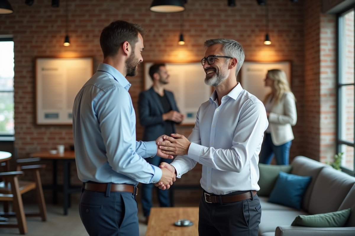 Jeune homme recevant un certificat lors d une remise